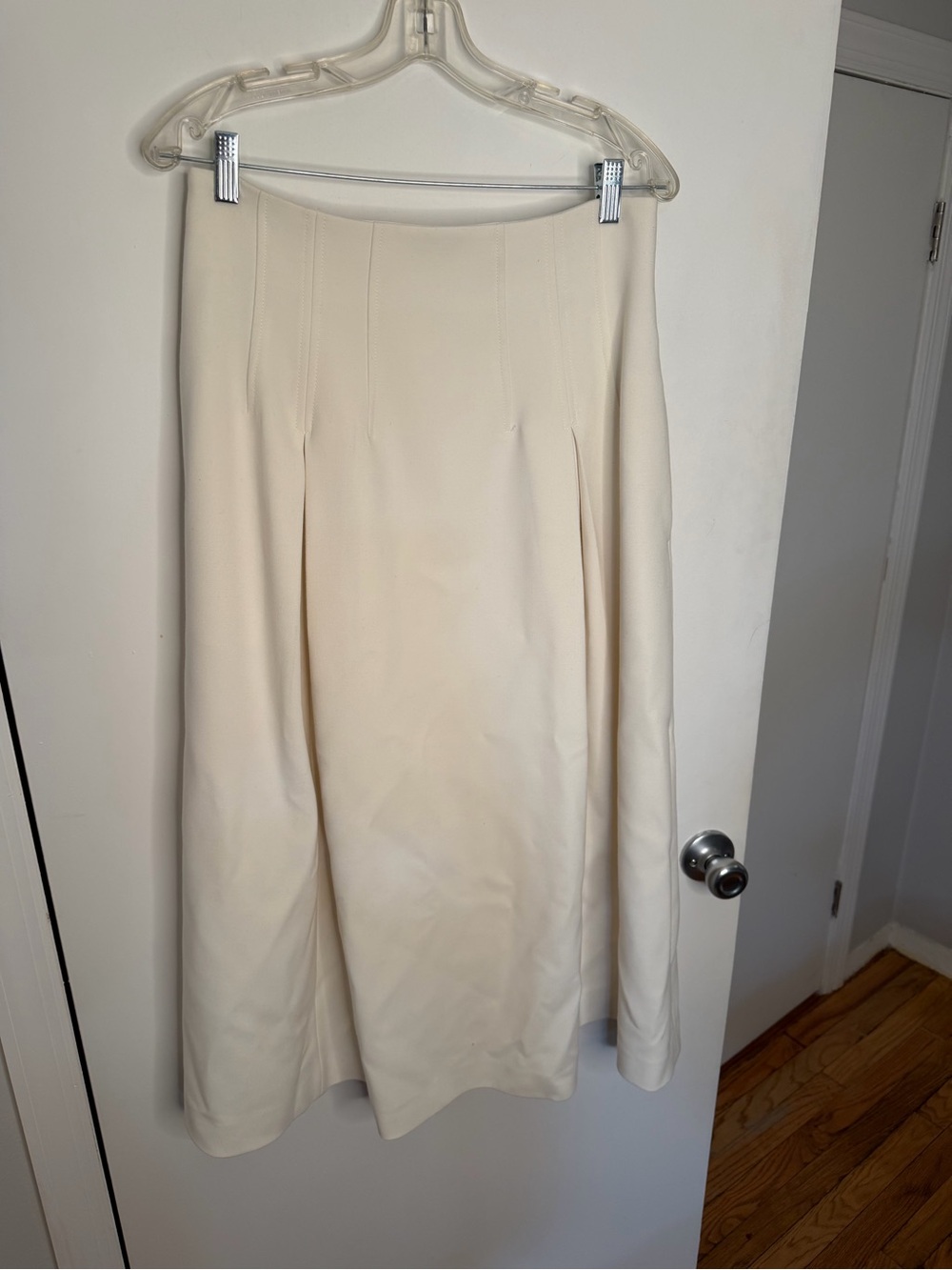 Karen Millen Cream A-Line Skirt